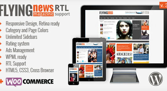 FlyingNews - Responsive Magazine Theme