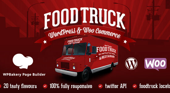 Food Truck & Restaurant 20 Styles - WP Theme