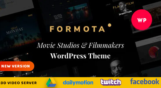 Formota - Chủ đề WordPress cho Phim trường & Nhà làm phim