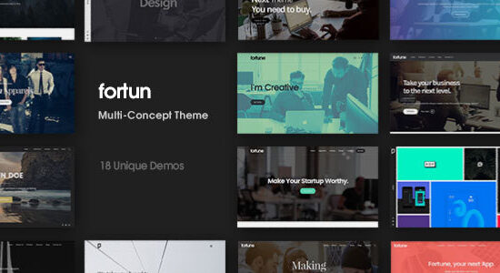 Fortun | Multi-Concept WordPress Theme