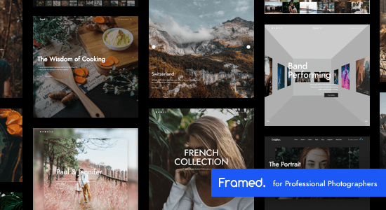 Framed | Photography Portfolio WordPress
