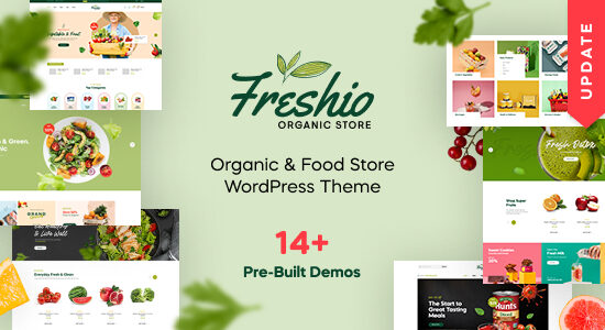 Freshio - Organic & Food Store WordPress Theme