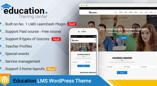 Giáo dục - LMS Responsive WordPress Theme