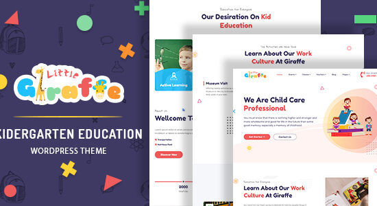 Giraffe - Chủ đề WordPress về Giáo dục Mẫu giáo