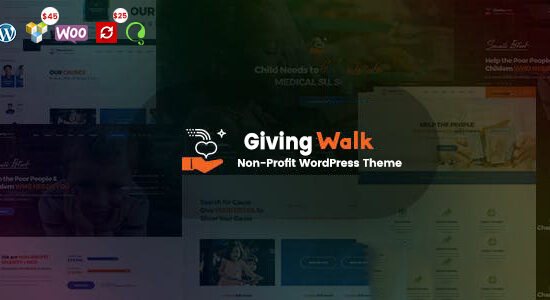 GivingWalk – Chủ đề WordPress đa năng phi lợi nhuận