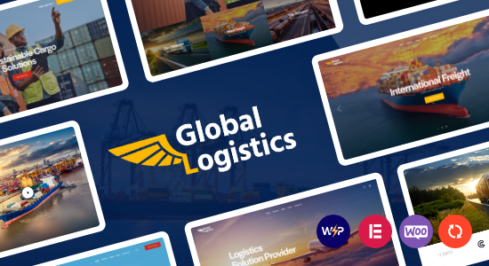 Global Logistics | Giao diện WordPress về vận tải và kho bãi