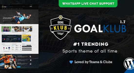 Goal Club | Sports & Events WordPress Theme