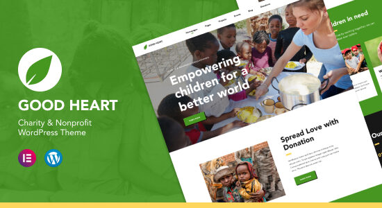 GoodHeart - Chủ đề WordPress từ thiện và phi lợi nhuận