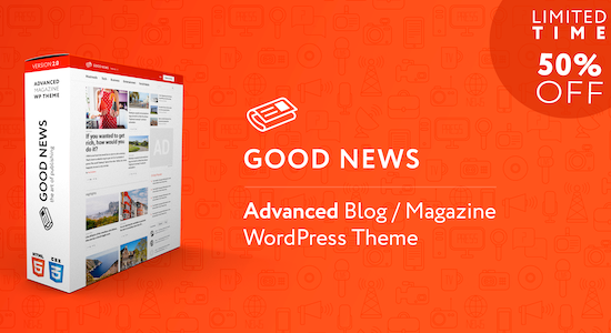 GoodNews - Blog & Magazine WordPress Theme