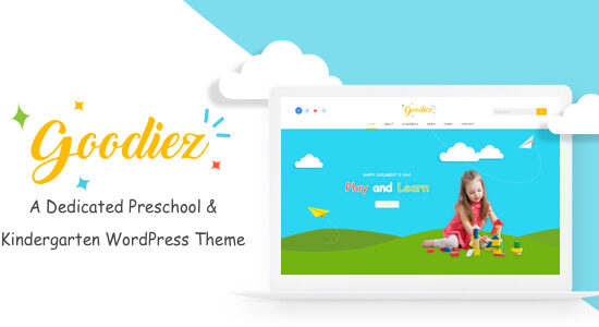 Goodiez - Chủ đề WordPress cho trường mẫu giáo