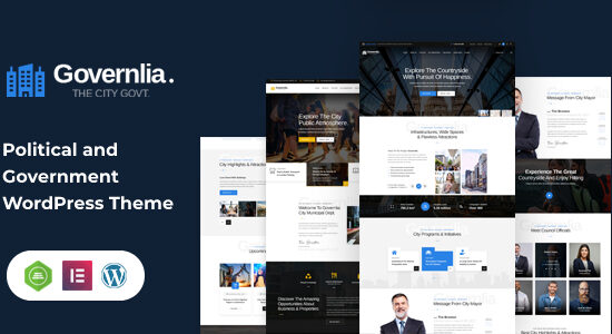 Governlia - Chủ đề WordPress của chính quyền và thành phố