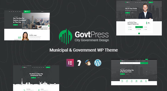 GovtPress - Chủ đề WordPress của chính quyền và thành phố + RTL