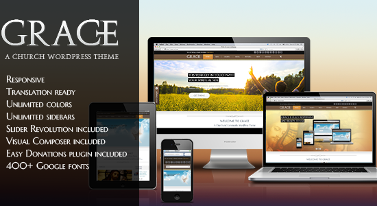 Grace - Religion WordPress Theme