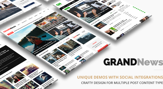 Grand News | Magazine Newspaper WordPress