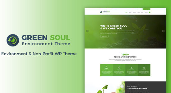 Green Soul - Chủ đề WordPress về môi trường