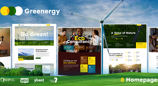 Greenergy - Chủ đề WordPress về Sinh thái & Môi trường