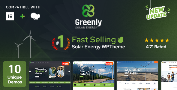 Greenly - Ecology & Solar Energy WordPress Theme