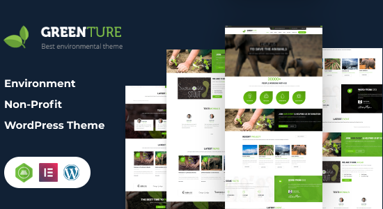 Greenture - Môi trường / Chủ đề WordPress phi lợi nhuận