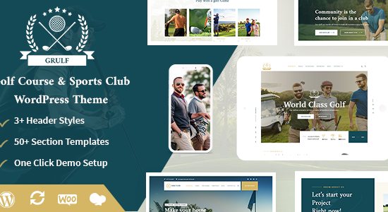 Grulf - Chủ đề WordPress Câu lạc bộ Golf