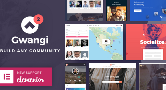 Gwangi - PRO Multi-Purpose Membership, Social Network & BuddyPress Community Theme