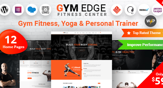 Gym Edge - Fitness WordPress Theme