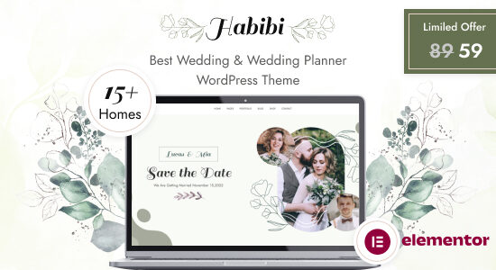 Habibi - Wedding & Wedding Planner WordPress Theme