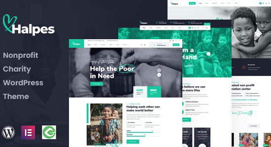 Halpes - Chủ đề WordPress từ thiện phi lợi nhuận