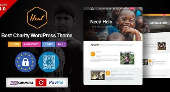 Heal - Multipurpose Charity WordPress Theme