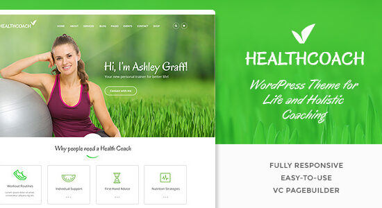 Health Coach - Personal Trainer WordPress theme