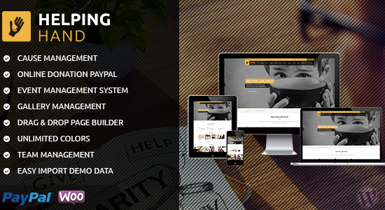 HelpingHand - Chủ đề WordPress từ thiện/gây quỹ