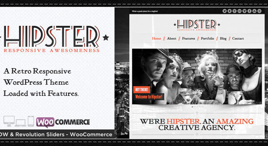 Hipster - Chủ đề WordPress Retro Responsive