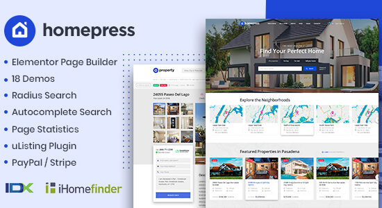 HomePress - Real Estate WordPress Theme