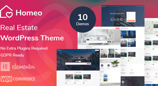 Homeo - Real Estate WordPress Theme