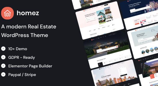 Homez – Real Estate WordPress Theme