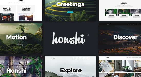 Honshi - Creative Portfolio WordPress Theme