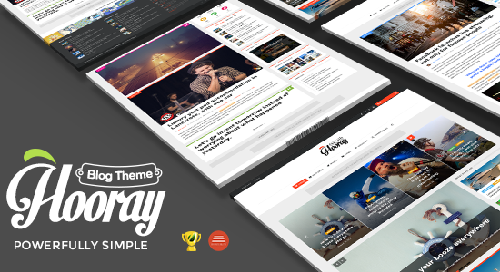 Hooray — Blog WordPress theme for Professional Writers