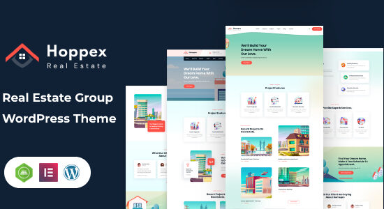 Hoppex – Chủ đề WordPress của Nhóm Kiến trúc và Bất động sản