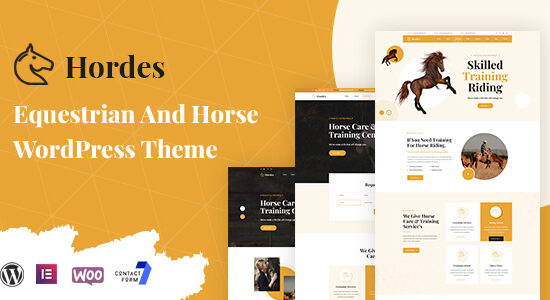 Hordes - Equestrian And Horse WordPress Theme