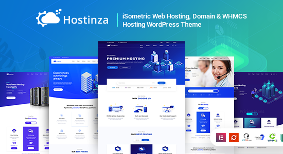 Hostinza - Whmcs Web-Hosting WordPress Theme