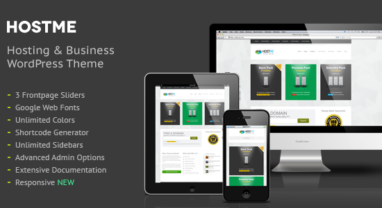 Hostme Premium Hosting & Business Wordpress Theme