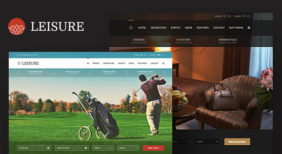 Hotel Leisure WordPress Theme