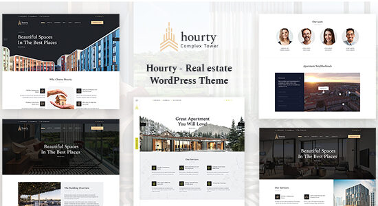 Hourty – Real Estate Classify WordPress Theme