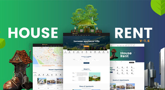 HouseRent - Multi Concept Rental WordPress Theme