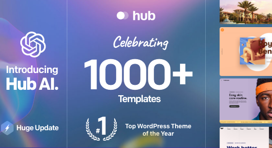 Hub - Responsive Multi-Purpose WordPress Theme