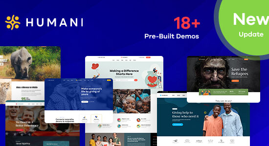 Humani - Nonprofit & Charity WordPress Theme