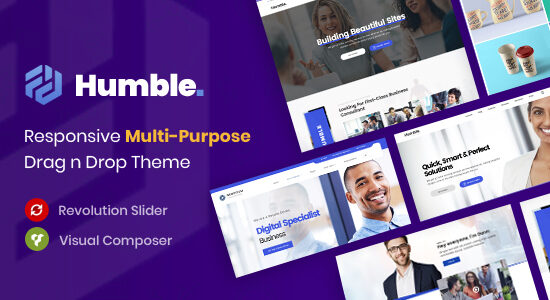 Humble - Một chủ đề WordPress với hệ thống theo dõi và đặt hàng