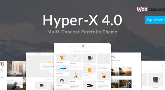 HyperX - Responsive Wordpress Portfolio Theme