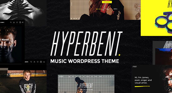 Hyperbent - Một chủ đề WordPress về âm nhạc hiện đại