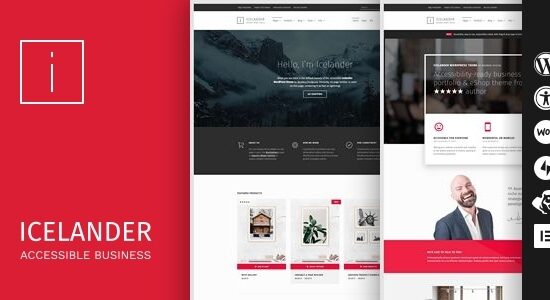 Icelander - Giao diện WordPress WooCommerce & Danh mục đầu tư kinh doanh có thể truy cập được