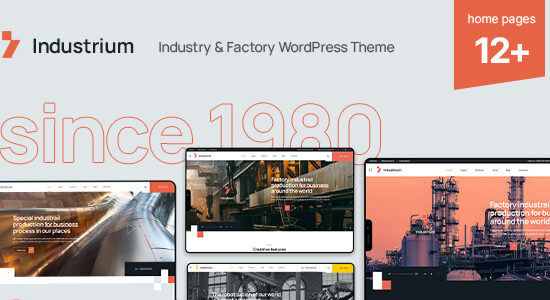 Industrium | Chủ đề WordPress về Công nghiệp & Nhà máy